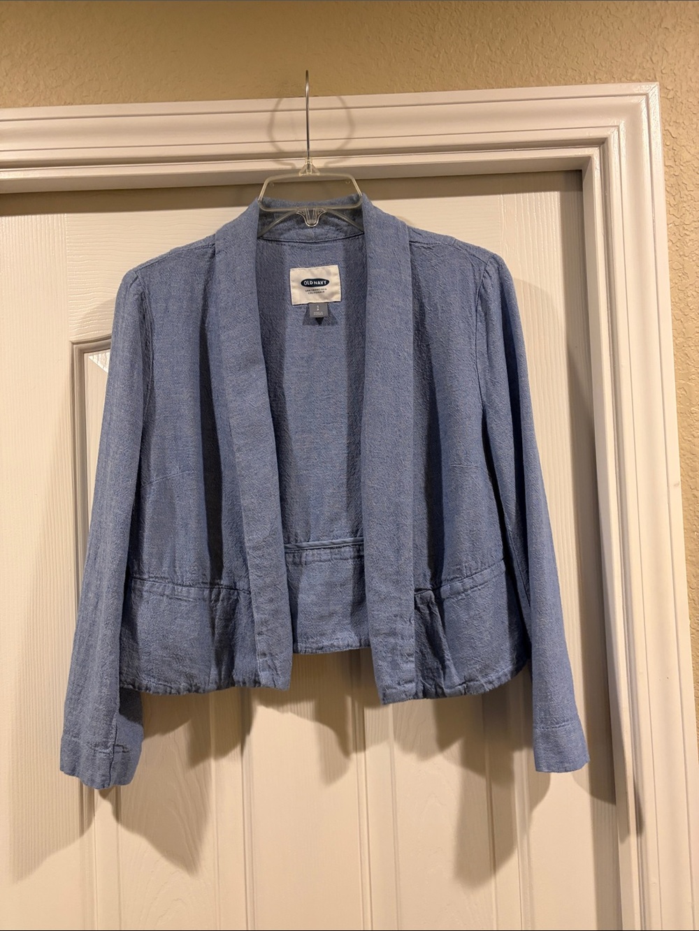Old Navy Light Blue Open-Front Blazer Jacket